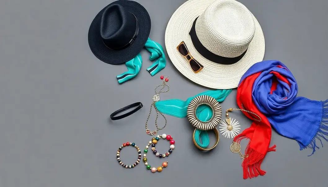 A perfectly curated capsule wardrobe ready for travel.